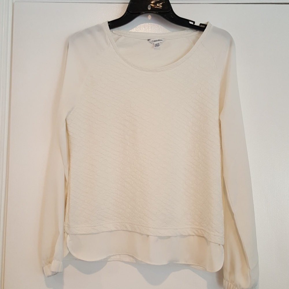 Calvin Klein long Sleeve Top - Picture 1 of 4